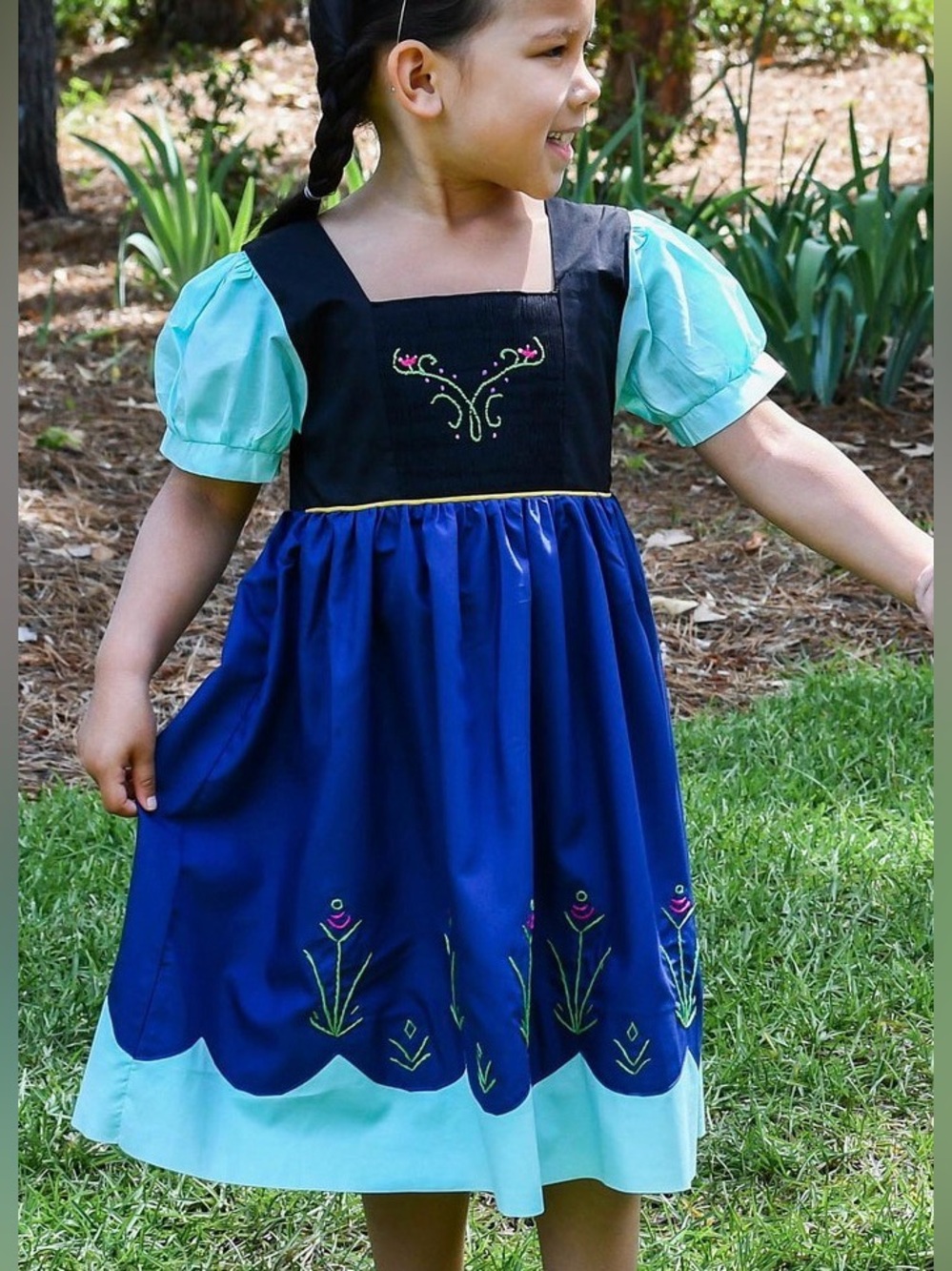 NWT Pleats and Stitches Children’s clothing Disney Frozen Princess Ana 5 toddler